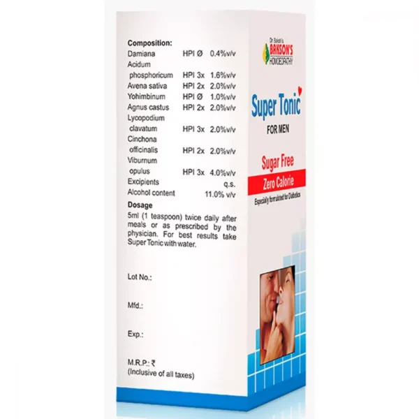 Bakson Super (Sugar Free) Tonic For Men - Image 2