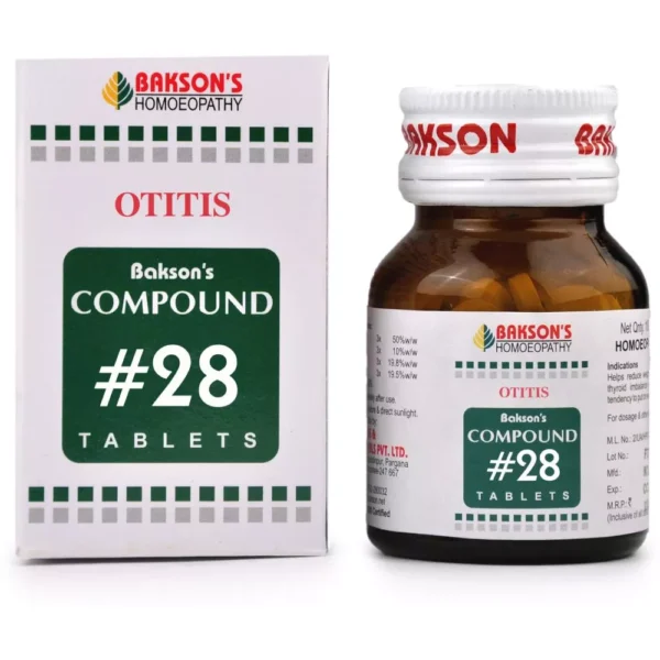 Bakson Compound No 28 (Otitis) (100tab)