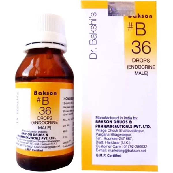 Bakson B36 Endocrine Drops (Male) (30ml)