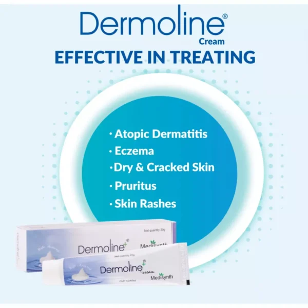 Medisynth Dermoline Plus Cream (20g) - Image 2