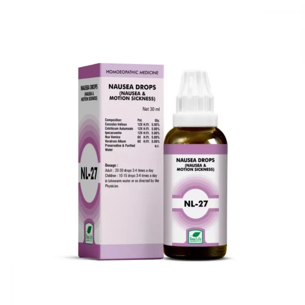New Life NL-27 Nausea & Motion Sickness Drops (30ml) - Image 2
