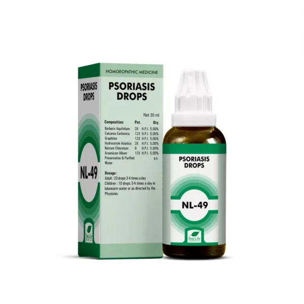 New Life NL-49 Psoriasis Drops (30ml) - Image 2