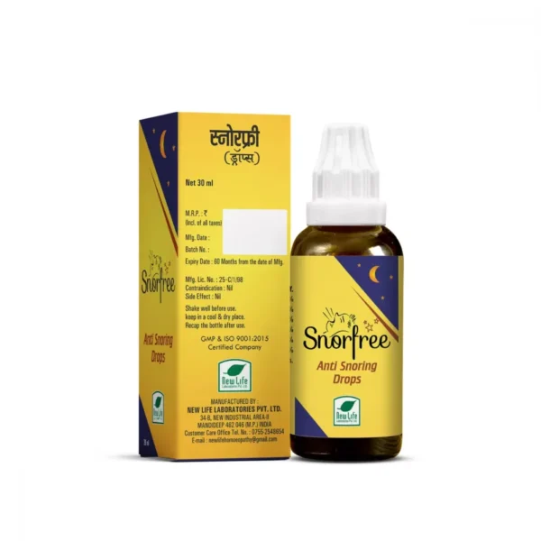 New Life Snorfree Drops (30ml) - Image 2