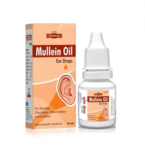 Hapdco Mullein Oil Ear Drops (10ml)