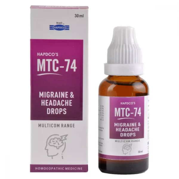 Hapdco MTC-74 (Migraine & Headache Drops) (30ml)